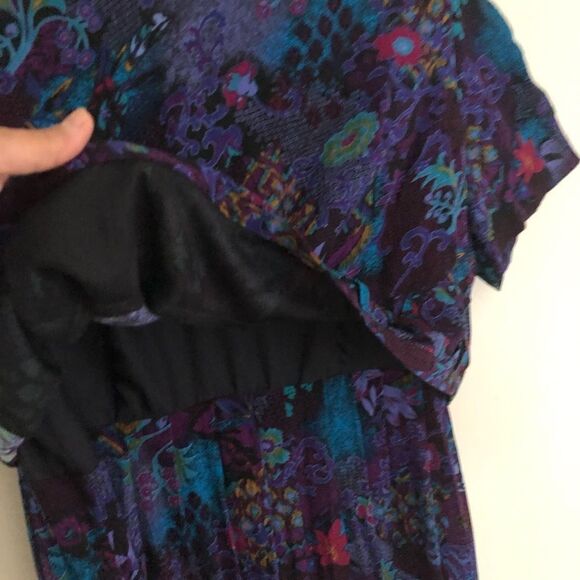 Worthington Plus Size Pleated Maxi Dress Size 20W - Picture 6 of 10